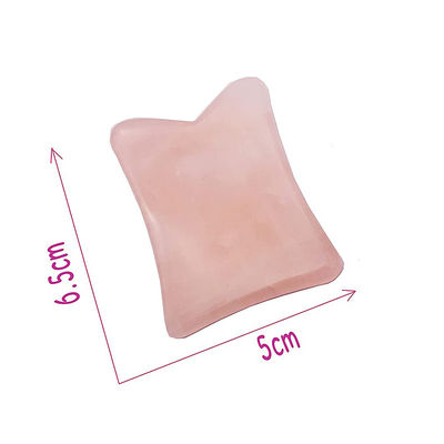 Gesichts-Lift-Funktion Rose Quarz Real Jade Gua Sha Kristall Gesichtsroller Massage Guasha Stein für Gesicht / Körperverjüngung