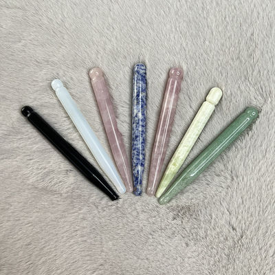 OEM ODM Natur Rose Quarz Guasha Massage Stick Nadel Muskelentlastung Körper Gua Sha Massager Punkt Roller Guasha Werkzeug
