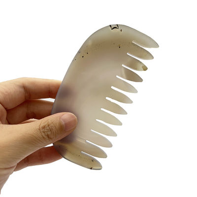 Natürliche Agate Jade Guasha Kamm Die ultimative Kopf- und Meridian-Massage-Werkzeug für Gesicht/Körper-Massage