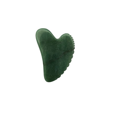 Gesichtsschrauben Hautlifting mit grünem Aventurin Gua Sha und Herz-Form Design