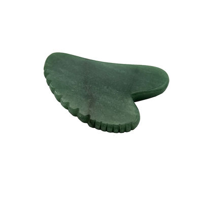 Gesichtsschrauben Hautlifting mit grünem Aventurin Gua Sha und Herz-Form Design