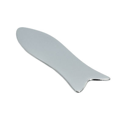 Kosmetik Funktion Fischförmige Edelstahl Guasha Schaber Gesichtsmassage Gua Sha Werkzeug für Gesichtslift und Anti-Aging Haut