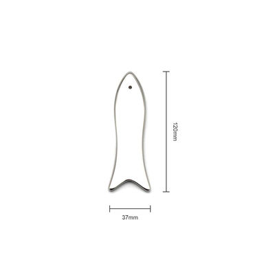 Kosmetik Funktion Fischförmige Edelstahl Guasha Schaber Gesichtsmassage Gua Sha Werkzeug für Gesichtslift und Anti-Aging Haut