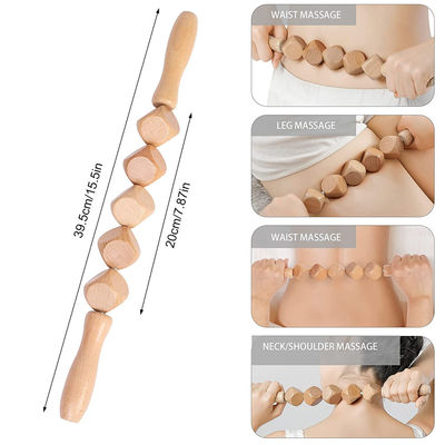 Körpertherapie Holzmuskelroller Set 5 Stück Holzmassager für Maderotherapie Anti-Zellulose Lymphdrainage Schmerzlinderung