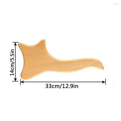 Beech Holz Muskelrolle für Körper Kosmetik Schmerzlinderung und Lymphdrainage Massage Therapie Massager