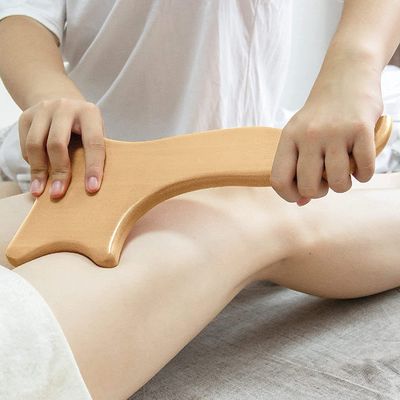 Beech Holz Muskelrolle für Körper Kosmetik Schmerzlinderung und Lymphdrainage Massage Therapie Massager