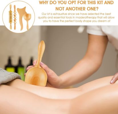 Holz Gua Sha Massage Stick für natürliche SPA-Therapie und Körpermassage