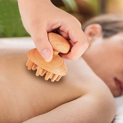 Holzkopf-Guasha-Brett für Kosmetik Massagetool Anti-Cellulitis Lymphdrainage Körpergestaltung Holztherapie
