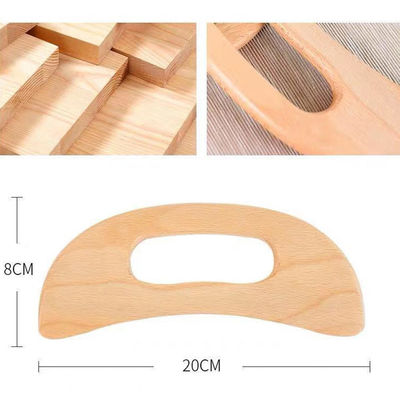 Holz-Lymphdrainage-Werkzeug Körperkosmetik Massager zur Aktivierung von Qi und Baggerung von Kollateralen in der Holztherapie