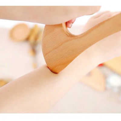 Holz-Lymphdrainage-Werkzeug Körperkosmetik Massager zur Aktivierung von Qi und Baggerung von Kollateralen in der Holztherapie