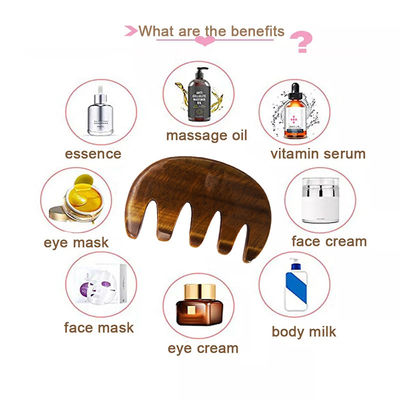 Personalized Logo Availabled Gua Sha Kamm Massagetool zur Verbesserung der Durchblutung auf dem Kopfhaut Gesicht