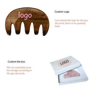 Personalized Logo Availabled Gua Sha Kamm Massagetool zur Verbesserung der Durchblutung auf dem Kopfhaut Gesicht