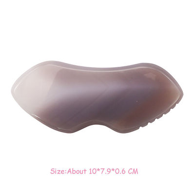 Natürliche Agate Gua Sha Board für Körpermassage und Gesichtsbehandlung in SPA Akupunkturtherapie