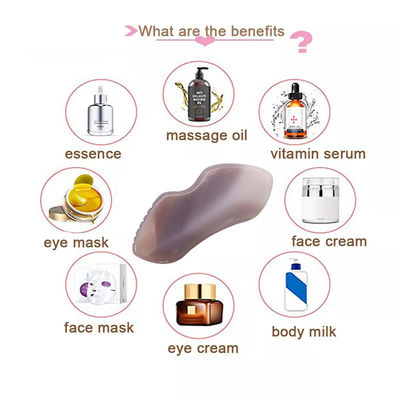 Natürliche Agate Gua Sha Board für Körpermassage und Gesichtsbehandlung in SPA Akupunkturtherapie