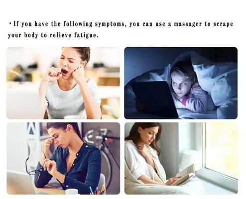 Guasha Massager für das Gesicht Körper SPA Behandlung Körpermassager Braun Tiger-Auge Stein Vorbeugung von Falten Entfernt Giftstoffe