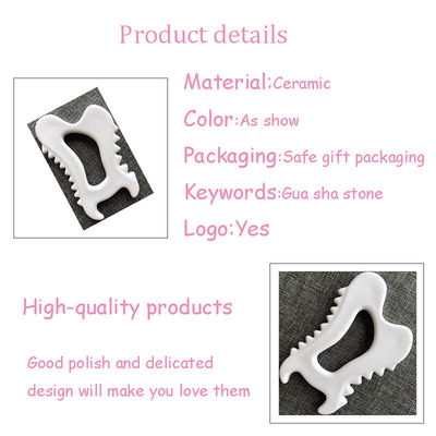 Keramische Gua Sha Gesichtsmassage-Werkzeug für Gesicht Auge Hals Kopf Rücken V-Gesicht Lifting Anti-Aging Hautpflege Körpermuskel entspannen