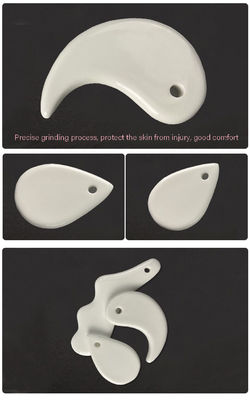 Professionelles keramisches Gua Sha-Werkzeug für Kiefermassage und Muskelsteifheitslinderung