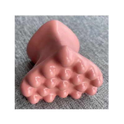 Customized Logo Pink 3d Herz geformt Universal Keramik Gua Sha Schaben Massagetool für Augen Gesicht Hals Haut Körpermassager