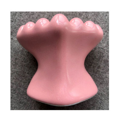 Customized Logo Pink 3d Herz geformt Universal Keramik Gua Sha Schaben Massagetool für Augen Gesicht Hals Haut Körpermassager