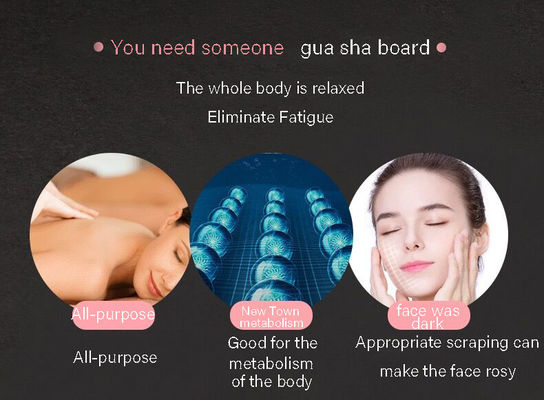 Customized Logo Pink 3d Herz geformt Universal Keramik Gua Sha Schaben Massagetool für Augen Gesicht Hals Haut Körpermassager