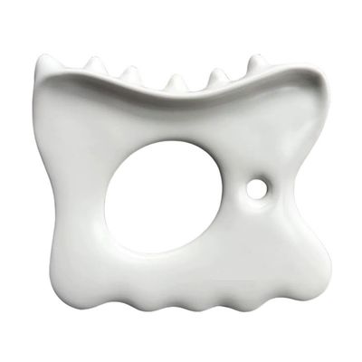 Linderung von Muskelbelastung und Schmerzen mit kundenspezifischem Logo Keramik Gua Sha Werkzeug Kiefer Massage