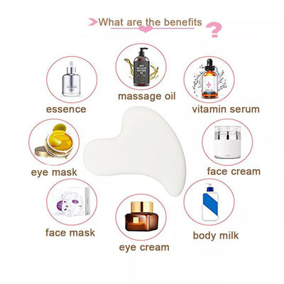 Medizinischer Körperpflege Stil Handheld Keramik Massage Therapie Gua Sha Brettwerkzeug für Gesicht Guasha Schaben Schönheitsprodukt