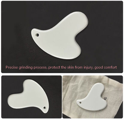 Medizinischer Körperpflege Stil Handheld Keramik Massage Therapie Gua Sha Brettwerkzeug für Gesicht Guasha Schaben Schönheitsprodukt