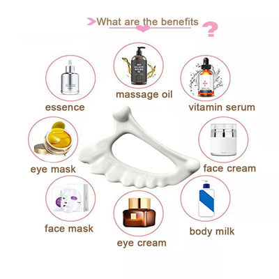 Gesichtsmassierer Gua Sha für Gesichtsfunktion Keramik-Guasha-Massagetool