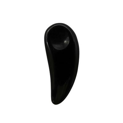 Schwarzer Gesichtsmassager Mini Obsidian Kosmetik Guasha Löffel Augencreme Make-up Schaufel Spatula Stick für Augenmassage