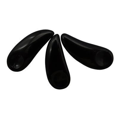 Schwarzer Gesichtsmassager Mini Obsidian Kosmetik Guasha Löffel Augencreme Make-up Schaufel Spatula Stick für Augenmassage