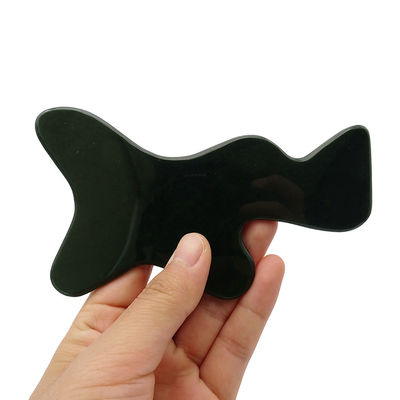 Sehr empfehlenswert Nephrit Jade Guasha Stein für Hals Arme und Ganzkörper Massagetools OEM / ODM akzeptabel
