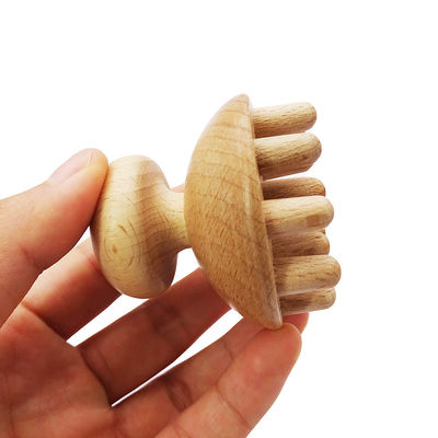 Musikalische Funktion Holzpilz Gua Sha Therapie Massagetool für Hand- und Ganzkörper-Lymphdrainage