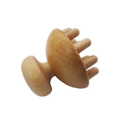 Musikalische Funktion Holzpilz Gua Sha Therapie Massagetool für Hand- und Ganzkörper-Lymphdrainage
