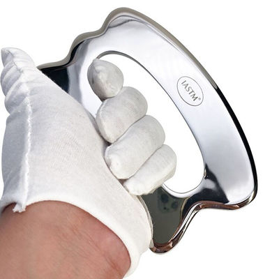 Handgeführtes 2024 Edelstahl Gua Sha Massagetool für Körper Weichgewebe entspannen Technisch poliert poliert Handgeführtes