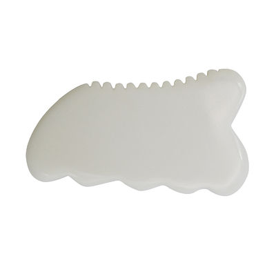 Tägliche Anti-Aging Gesundheit und Hautpflege Werkzeuge Weiße Jade Guasha Board mit Custom Gua Sha Gesichtsmassage Werkzeug