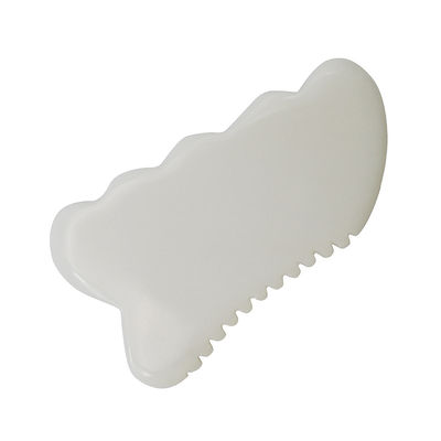 Tägliche Anti-Aging Gesundheit und Hautpflege Werkzeuge Weiße Jade Guasha Board mit Custom Gua Sha Gesichtsmassage Werkzeug