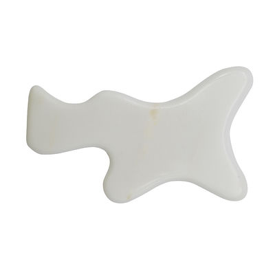 Körperbildhauerei Weißer Jade Gua Sha Massagetool zur Entgiftung des ganzen Körpers und zur Lymphdrainage