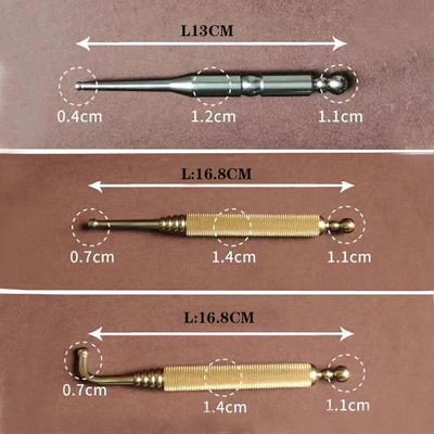 Entspannendes Massagetool für tiefe Gewebe Messing-Handbuch Akupressur-Stift für Reflexologie Druckpunkt-Massager