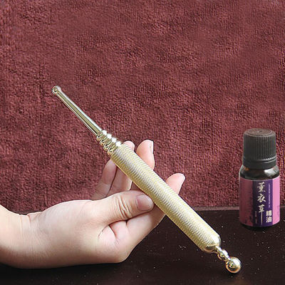 Entspannendes Massagetool für tiefe Gewebe Messing-Handbuch Akupressur-Stift für Reflexologie Druckpunkt-Massager