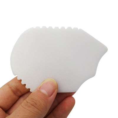 Personalized Logo Gua Sha Massagetool Natürliche Weiße Jade Guasha Brett für Gesicht Hals Arm Rücken Körper Anti-Falten Anti-Alterung