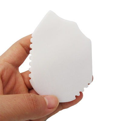 Personalized Logo Gua Sha Massagetool Natürliche Weiße Jade Guasha Brett für Gesicht Hals Arm Rücken Körper Anti-Falten Anti-Alterung