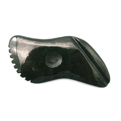Natürlicher dunkelgrüner Nephrit Jade Gua Sha Körpermassagetools Traditionelles Schaben für den gesamten Körper 11,8cm*6cm*0,9cm