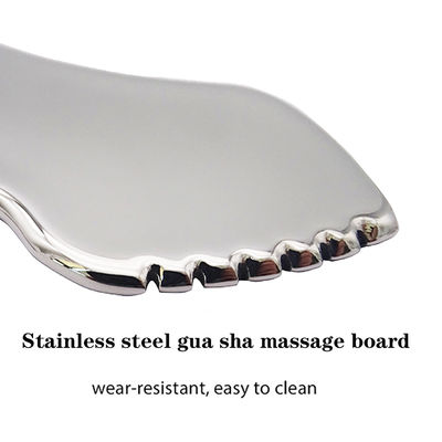 Gesichtsmassager Handgeführtes Edelstahl-Gua Sha-Scraping-Werkzeug für SPA-Behandlung