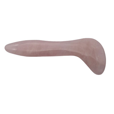 2024 Produkt poliert technisch natürlich rosa Quarz Jade Gua Sha Massagetool für Gesichtsmassage Geschenkbox MOQ 100PCS