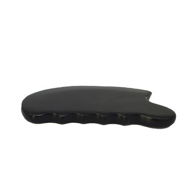 Erhalten Sie einen jugendlichen Glanz mit reinem natürlichen schwarzen Bian Stein Gua Sha Werkzeug Massage Gesichts Kosmetik Lift Straffen Haut Ganzkörper