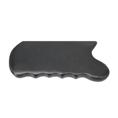 Erhalten Sie einen jugendlichen Glanz mit reinem natürlichen schwarzen Bian Stein Gua Sha Werkzeug Massage Gesichts Kosmetik Lift Straffen Haut Ganzkörper