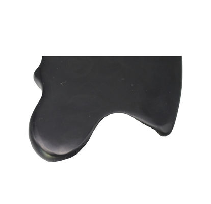 Erhalten Sie einen jugendlichen Glanz mit reinem natürlichen schwarzen Bian Stein Gua Sha Werkzeug Massage Gesichts Kosmetik Lift Straffen Haut Ganzkörper