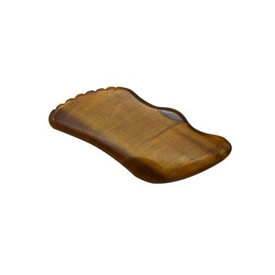 Handgefertigte Handgemachte Gua Sha Natürliche Tiger Augen Haut Massager für Gesicht Augen Hals Knoten Muskelentspannung OEM ODM