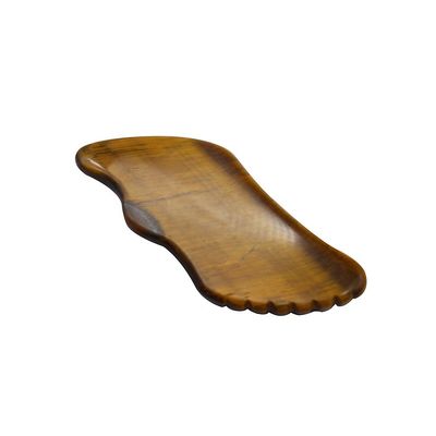 Handgefertigte Handgemachte Gua Sha Natürliche Tiger Augen Haut Massager für Gesicht Augen Hals Knoten Muskelentspannung OEM ODM