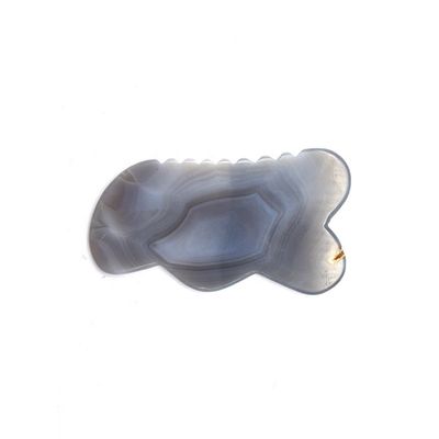 Handgefertigte natürliche Agate Gua Sha Schraubmassage Brett für Akupunkturtherapie Handgefertigt und traditionell
